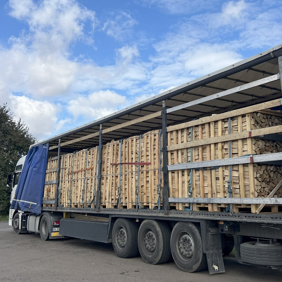 Brennholz LKW-Ladung