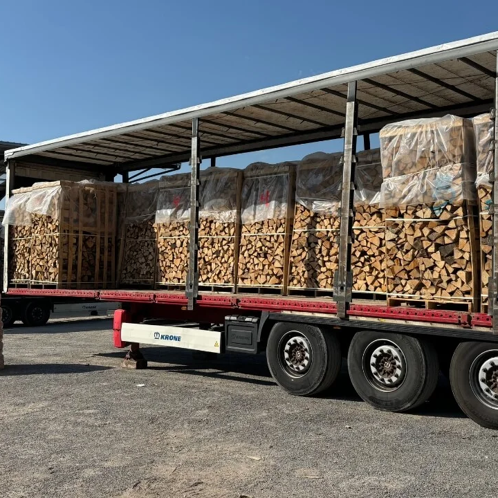 Volle LKW-Ladung gemischtes Hartholz (48 RM) – 50 cm Stämme – Premium-Mix H1 G1